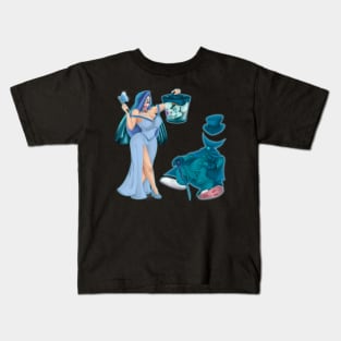 Haunted Couple Kids T-Shirt